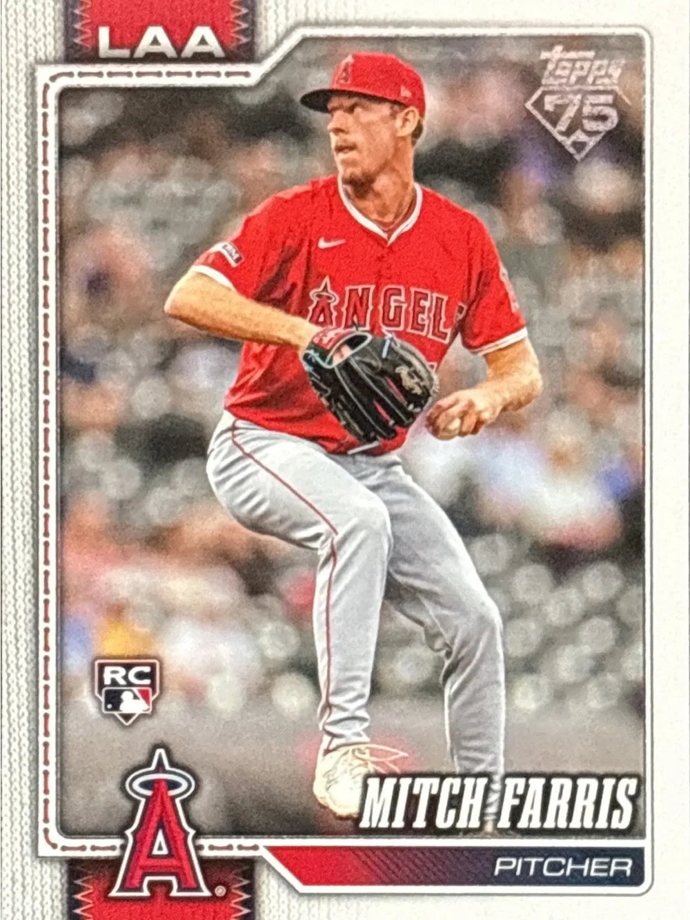 Topps Mitch Farris Rookie Baseball Card